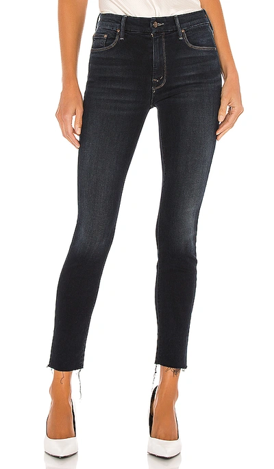 Mother Women's The Looker High-rise Ankle Skinny Fray Hem Jeans In Denim