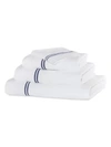 Frette Hotel Classic Bath Towel In White Navy