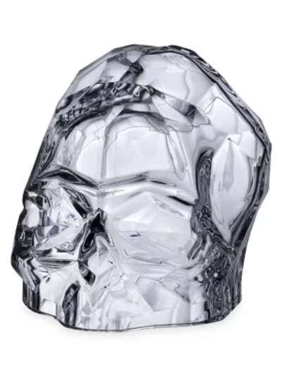 Nude Glass Memento Mori Faceted Large Clear Skull