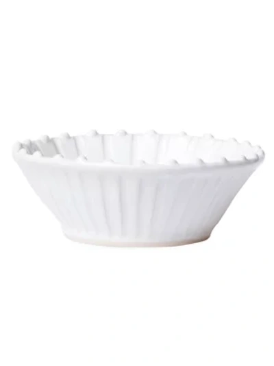 Vietri Incanto Stone Stripe Cereal Bowl In White