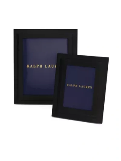 Ralph Lauren Brennan Leather Frame In Black