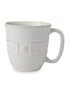 Juliska Berry & Thread French Panel Whitewash Coffee Cup