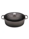 Le Creuset 9.5-quart Signature Cast Iron Oval Dutch Oven In Oyster