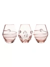 JULISKA 3-PIECE AMALIA & FLORENCE ASSORTED MINI GLASS VASES,400012290353