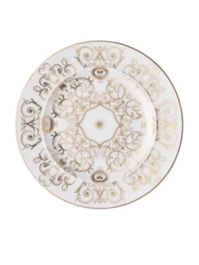 Versace Medusa Gala Bread & Butter Plate In White Gold