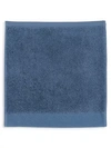 Frette Diamond Border Egyptian Cotton Wash Cloth In Dark Blue