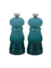 Le Creuset Petite Salt And Pepper Mill Set With Adjustable Grind In Nocolor