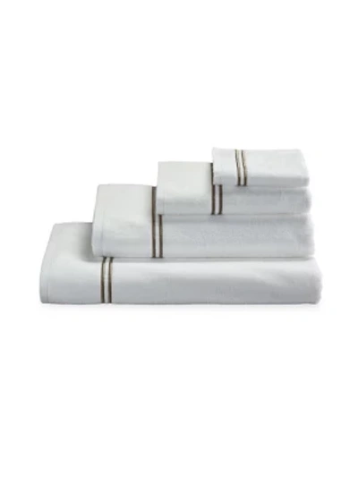 Frette Hotel Classic Bath Towel In White Khaki