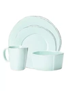 Vietri Lastra Aqua Dinner Plate