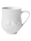 Jonathan Adler Muse - Mr. & Mrs. Mug In White