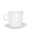 Vietri Lastra Espresso Cup & Saucer