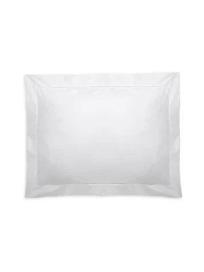 Frette Single Ajour Cotton Sateen Standard Sham In White