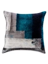 Callisto Home Jaded Printed Pillow In Teal