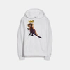 COACH COACH X JEAN-MICHEL BASQUIAT HOODIE COACH® - WOMEN'S,C0280 WHT L