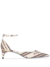 GIVENCHY 50MM LOGO-PRINT PUMPS