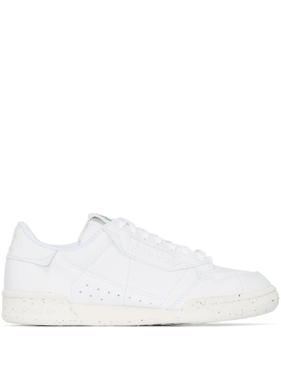 Adidas Originals Continental 80 Sneakers In White Leather