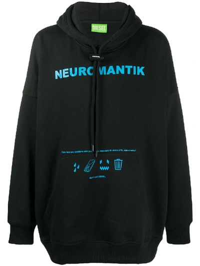 Diesel Neuromantik Hoodie In Black