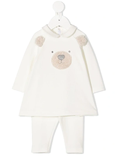 Il Gufo Babies' Teddy Bear Tracksuit In White