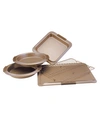 Anolon Advanced 5 Piece Bakeware Set In Bronze