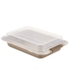 Anolon Advanced 9" X 13" Bronze Covered Cake Pan In Bronze