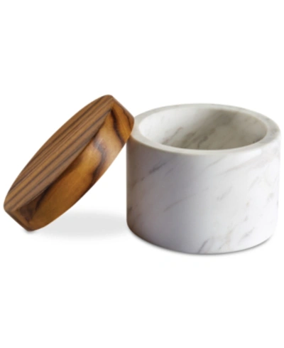 ANOLON PANTRYWARE WHITE MARBLE SALT CELLAR