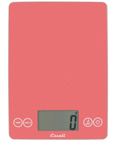 Escali Corp Arti Glass Digital Scale, 15lb In Pink