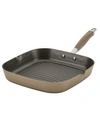 ANOLON ADVANCED HOME HARD-ANODIZED 11" NONSTICK DEEP SQUARE GRILL PAN