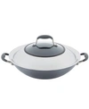 ANOLON ADVANCED HOME HARD-ANODIZED NONSTICK WOK WITH SIDE HANDLES, 14"