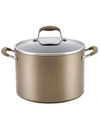 ANOLON ADVANCED HOME HARD-ANODIZED NONSTICK 10-QT. WIDE STOCKPOT