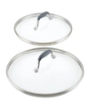 Anolon Advanced Home 2-pc. Lid Set In Moonstone