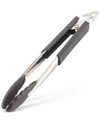 ANOLON 9" SUREGRIP NONSTICK NYLON LOCKING TONGS, GRAPHITE