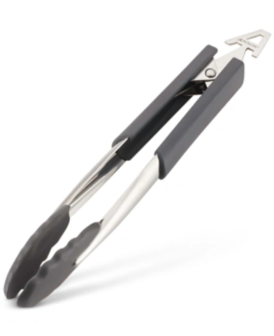 Anolon 9" Suregrip Nonstick Nylon Locking Tongs, Graphite