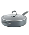 ANOLON ADVANCED HOME HARD-ANODIZED NONSTICK 5-QT. SAUTE PAN WITH HELPER HANDLE