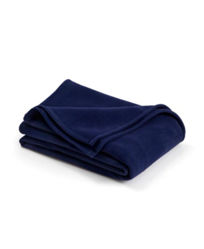 Vellux Twin Blanket Bedding In Navy