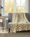 BEAUTYREST OGEE ELECTRIC THROW, 60" X 70"