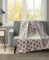 BEAUTYREST OGEE ELECTRIC THROW, 60" X 70"