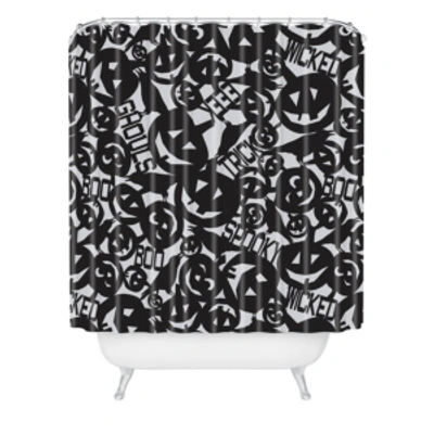 Deny Designs Heather Dutton Something Wicked This Way Comes Shower Curtain Bedding In Multi