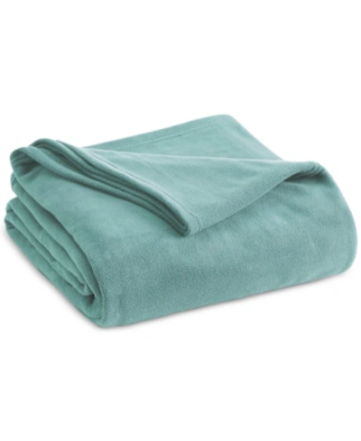 Vellux Brushed Microfleece Queen Blanket Bedding In Tourmaline