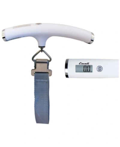 Escali Corp Velo Luggage/travel Scale, 110lb In White