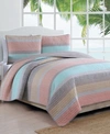 AMERICAN HOME FASHION ESTATE DELRAY 2 PIECE QUILT SET TWIN