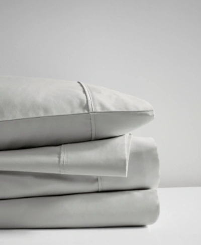 Beautyrest 400 Thread Count Queen 4-piece Wrinkle Resistant Cotton Sateen Sheet Set Bedding In Grey