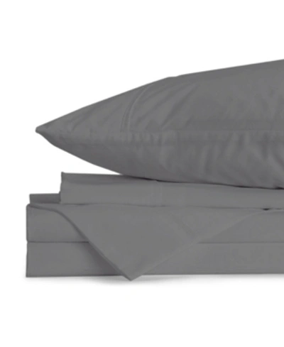 Jennifer Adams Home Jennifer Adams Lux Collection Twin Sheet Sets Bedding In Gray