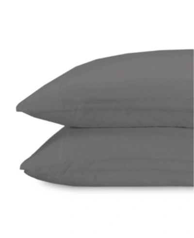 Jennifer Adams Home Jennifer Adams Lux Collection Standard Pillowcases Bedding In Gray