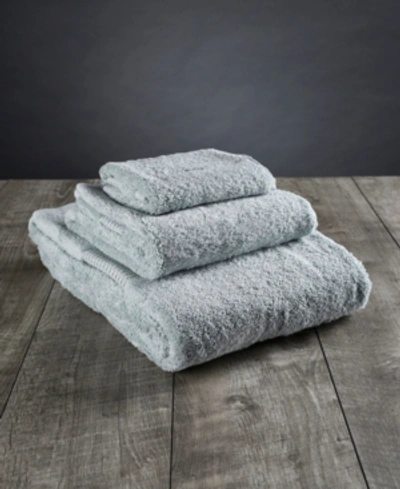 Delilah Home Resort Collection Organic Turkish Cotton 3-pc. Towel Set Bedding In Mineral Green