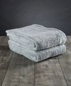Delilah Home Resort Collection Organic Turkish Cotton 2-pc. Towel Set Bedding In Mineral Green
