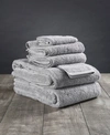 Delilah Home Resort Collection Organic Turkish Cotton 6-pc. Towel Set In Light Gray