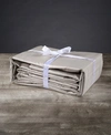 Delilah Home Organic Cotton Twin Xl Sheet Set Bedding In Light Gray
