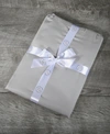 Delilah Home Organic Cotton Standard Pillow Case Set Bedding In Light Gray