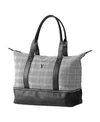 CATHY'S CONCEPTS PERSONALIZED GLEN PLAID LUGGAGE TOTE
