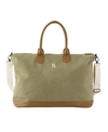 CATHY'S CONCEPTS PERSONALIZED WASHED CANVAS WEEKENDER TOTE